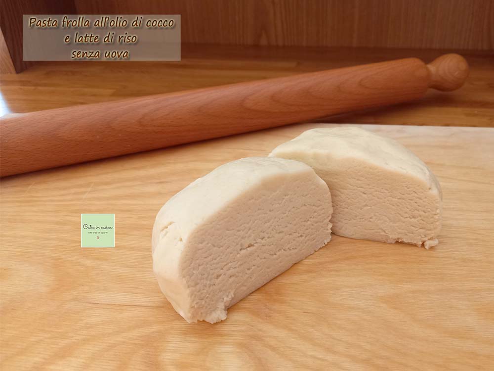 Coconut Oil Shortcrust Pastry without Eggs (with Rice Milk)