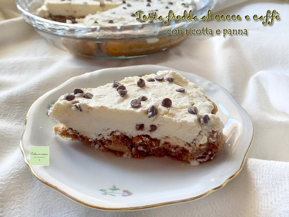 Cold Coconut and Coffee Cake