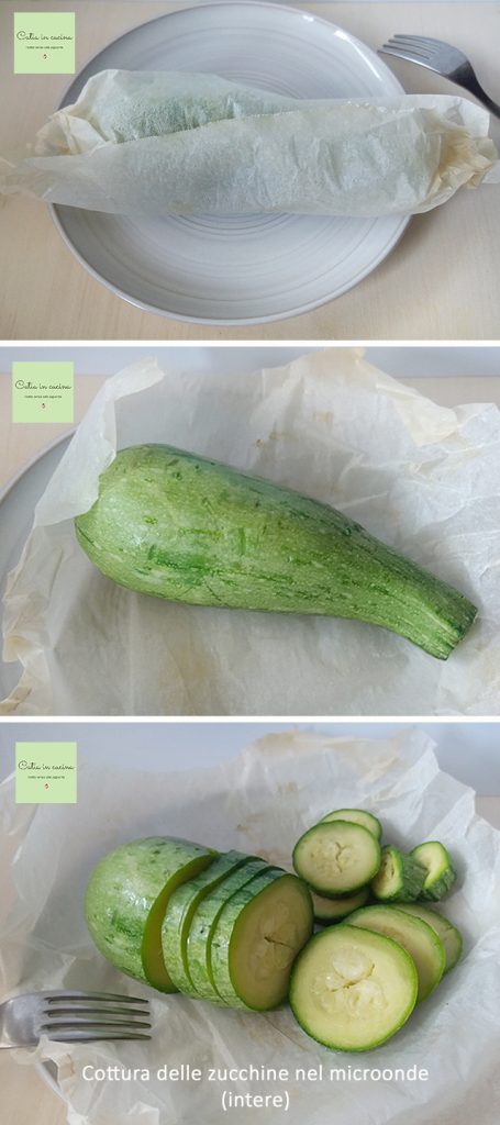 zucchini cooked in the microwave whole