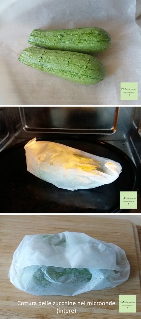 cook zucchini in the microwave whole