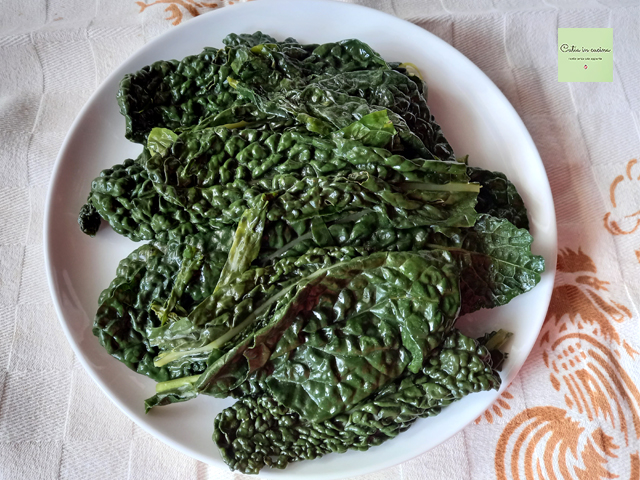 cooked black cabbage