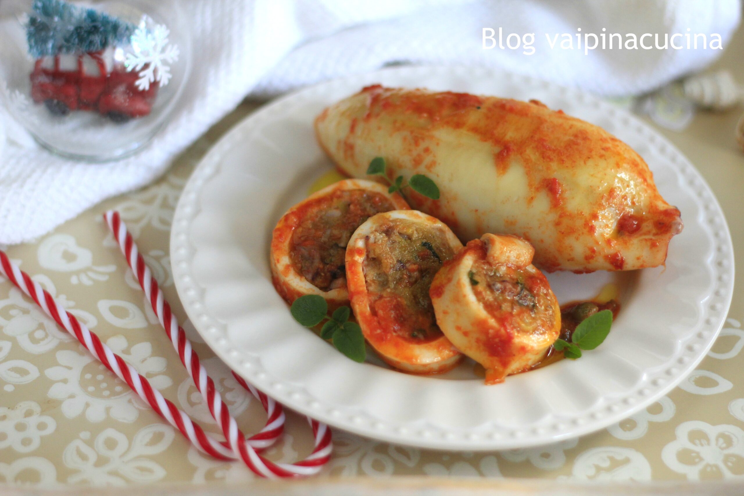 Stuffed Squid with Tomato