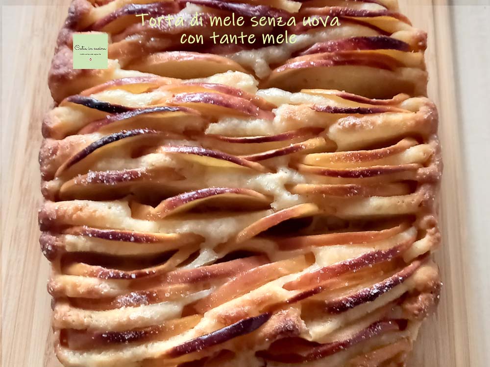 Egg-Free Apple Cake with Lots of Apples