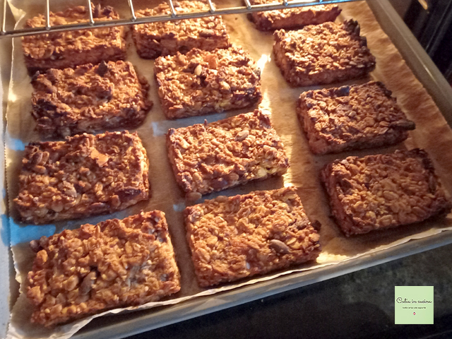 freshly baked energy bars