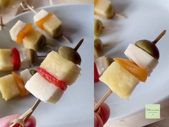 finger food skewers