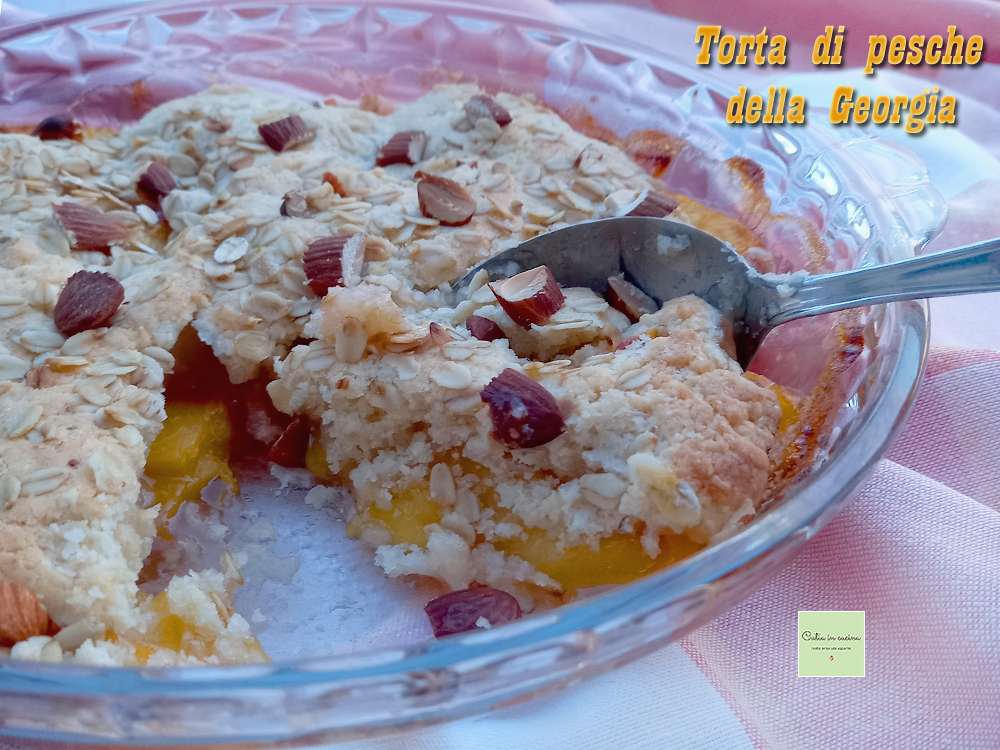 Georgia Peach Cake - Peach Cobbler