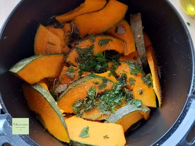 green squash in air fryer step3