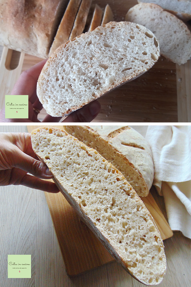 hand-kneaded bread with autolysis