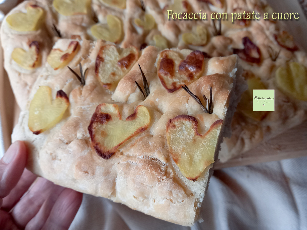 Heart-Shaped Potato Focaccia