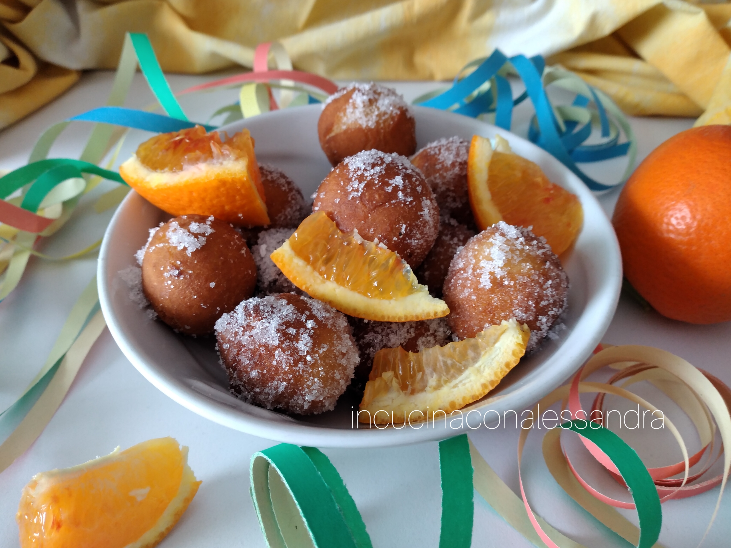 Orange Ricotta Fritters
