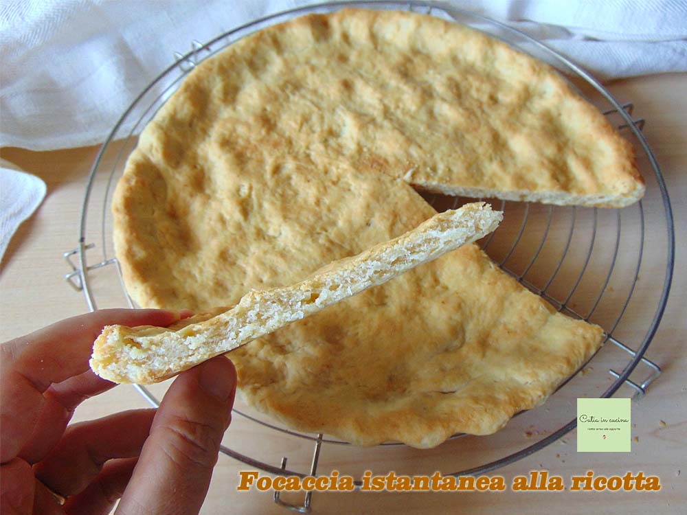 Instant Ricotta Focaccia