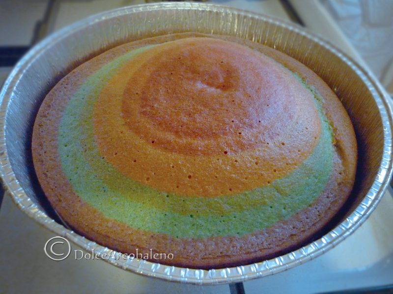 Light Rainbow Cake by Dolcearcobaleno