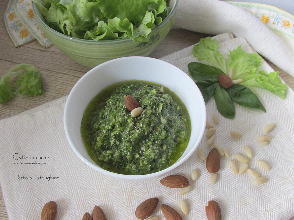 little gem lettuce pesto