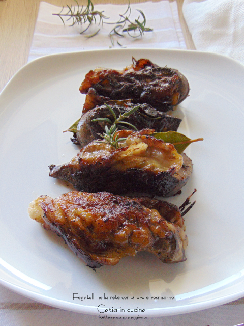 liver fritters in netting