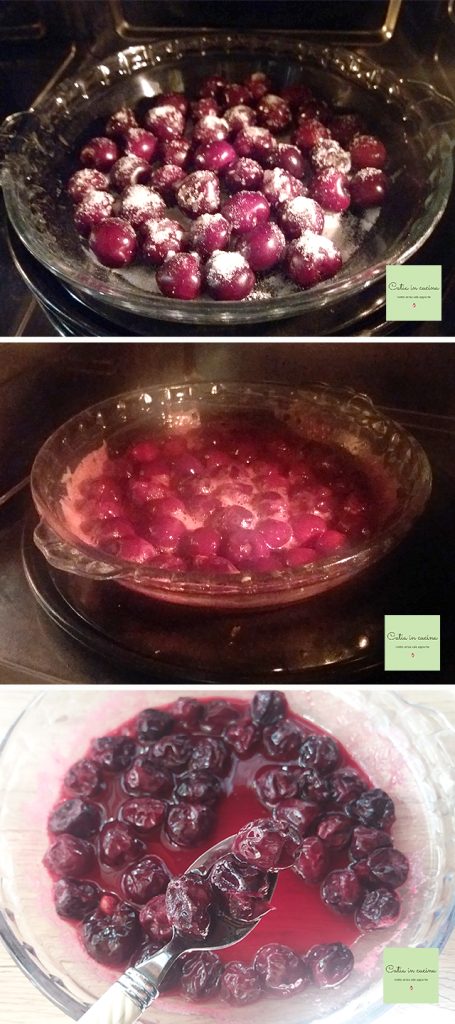 microwave-cooked cherries