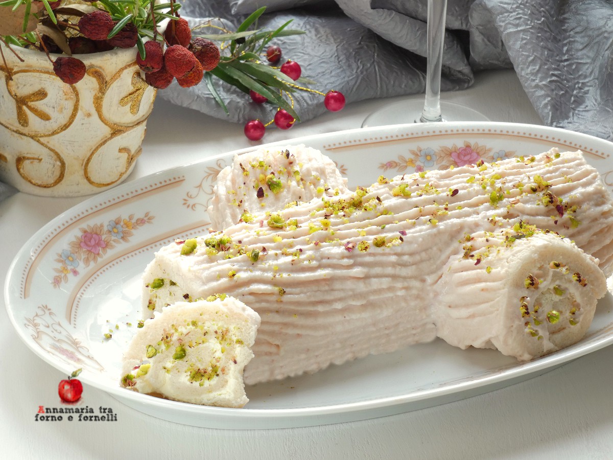 Mortadella and Pistachio Log