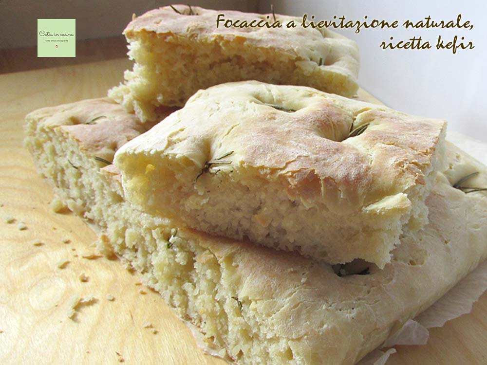 Naturally Leavened Focaccia (with Kefir Starter)