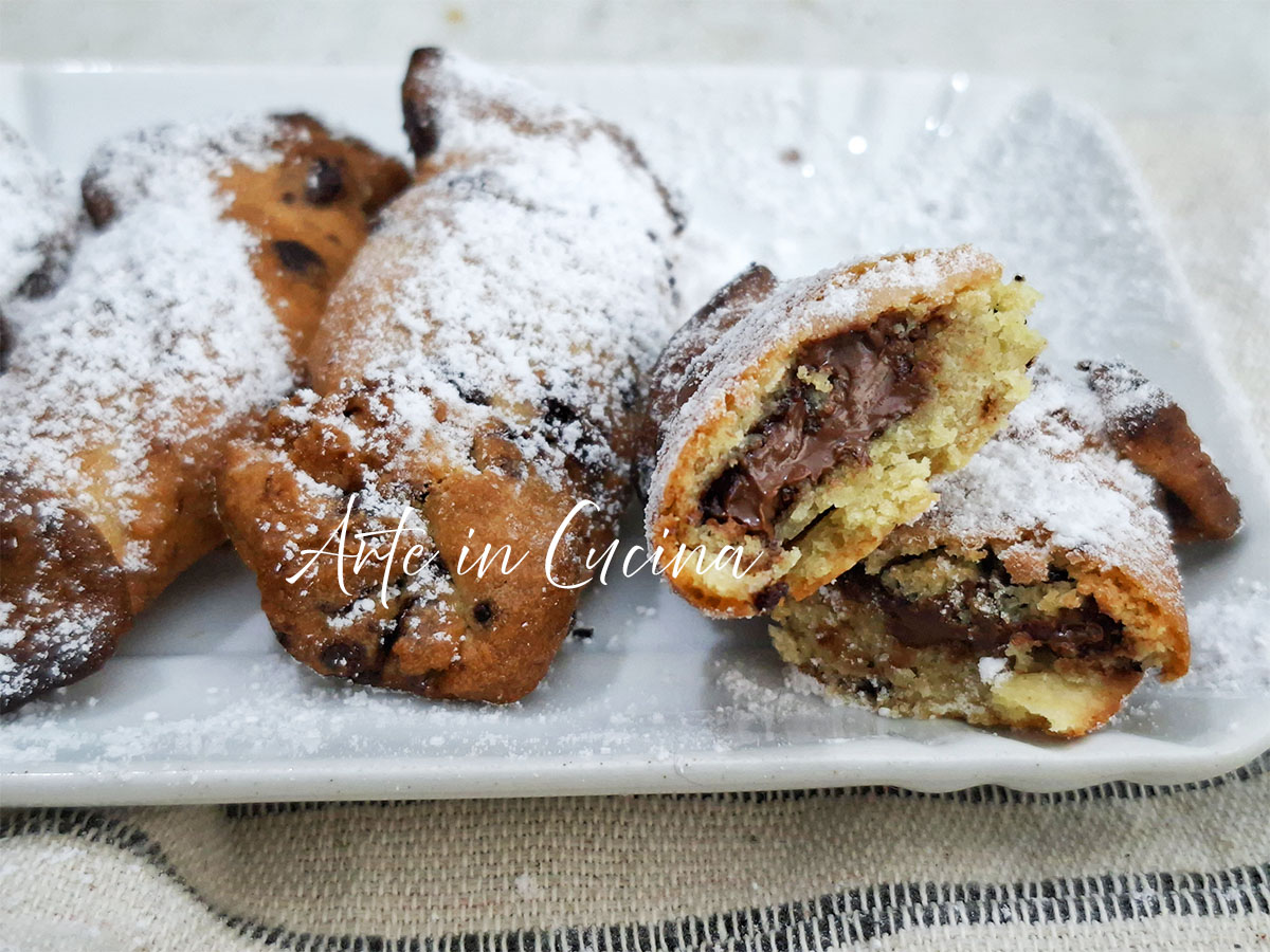 NUTELLA CANDIES with CHOCOLATE CHIP PASTRY