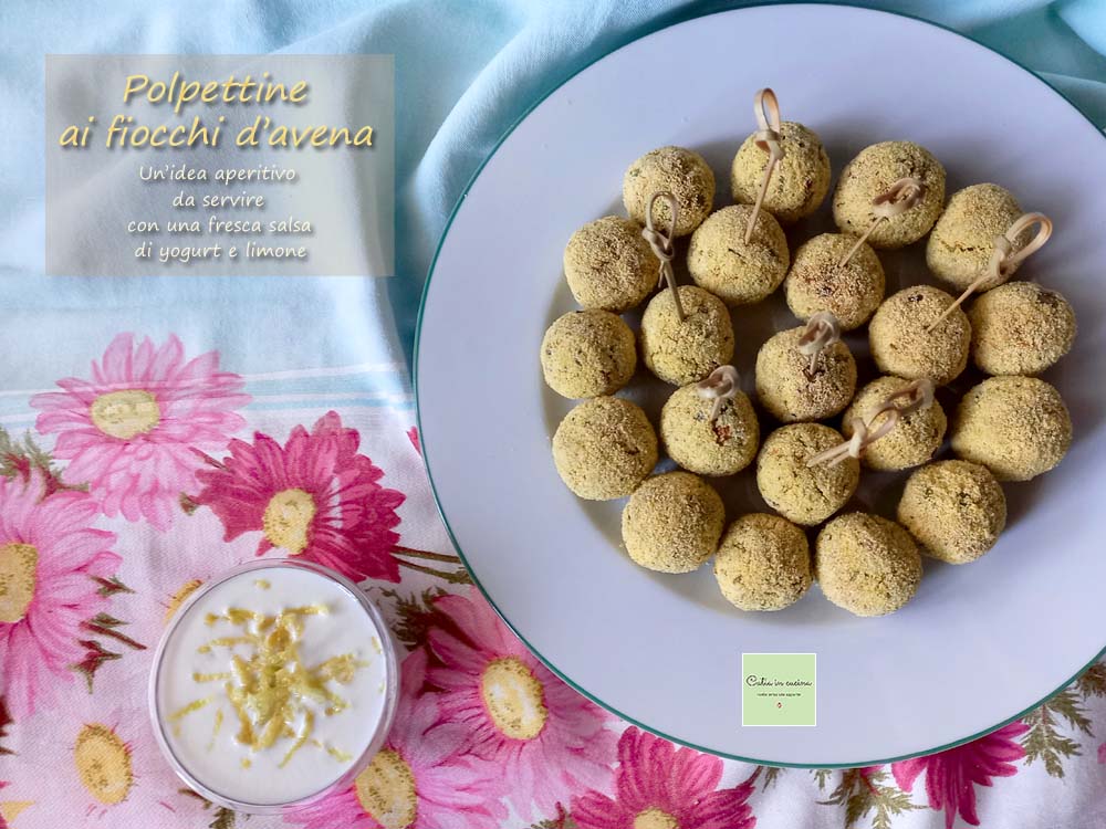 Oat Flakes Meatballs, Appetizer Idea