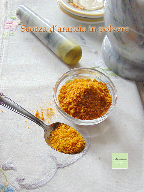 orange peel powder