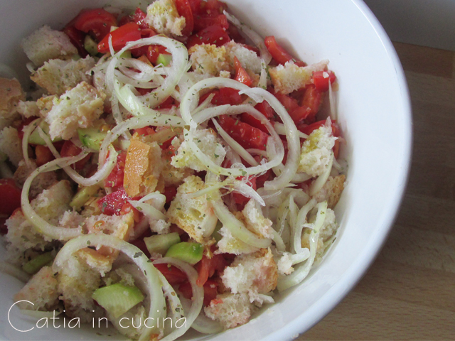 Panzanella, today I made it like this