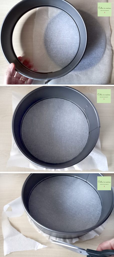 parchment paper for springform pan - steps1-2-3