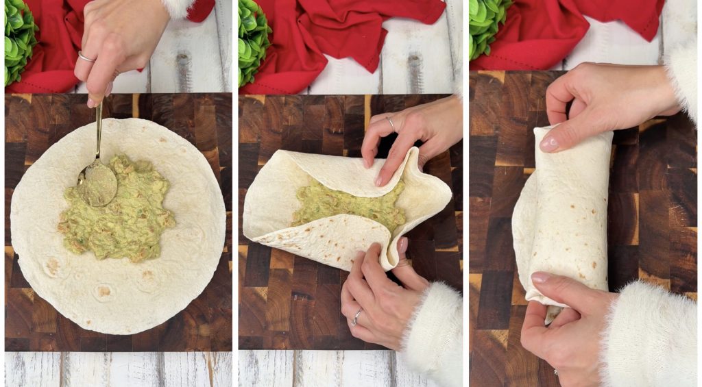 Air Fryer Shrimp Burrito