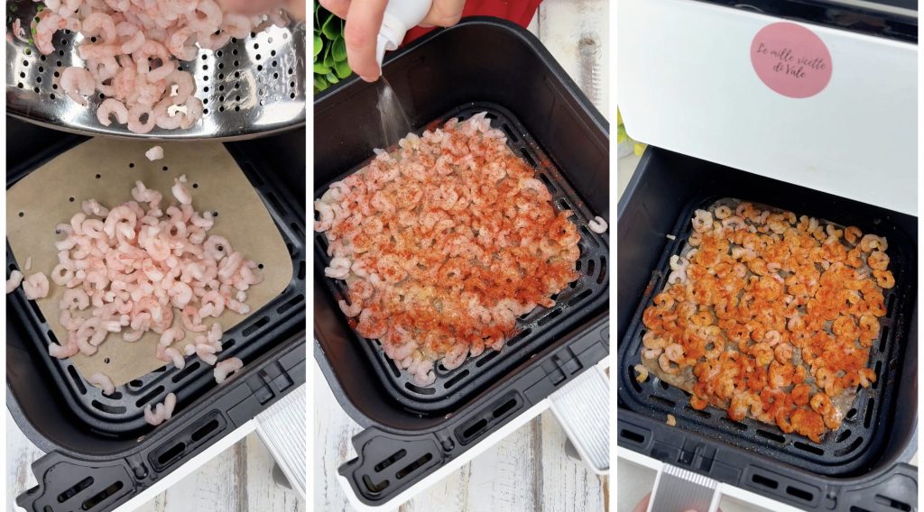 Air Fryer Shrimp Burrito