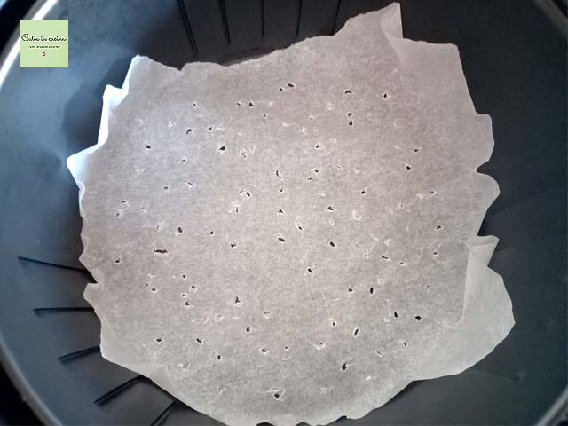 pierced parchment paper