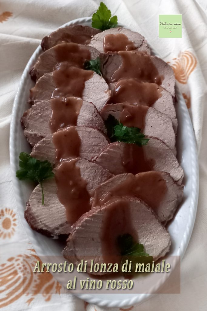 pork roast with red wine