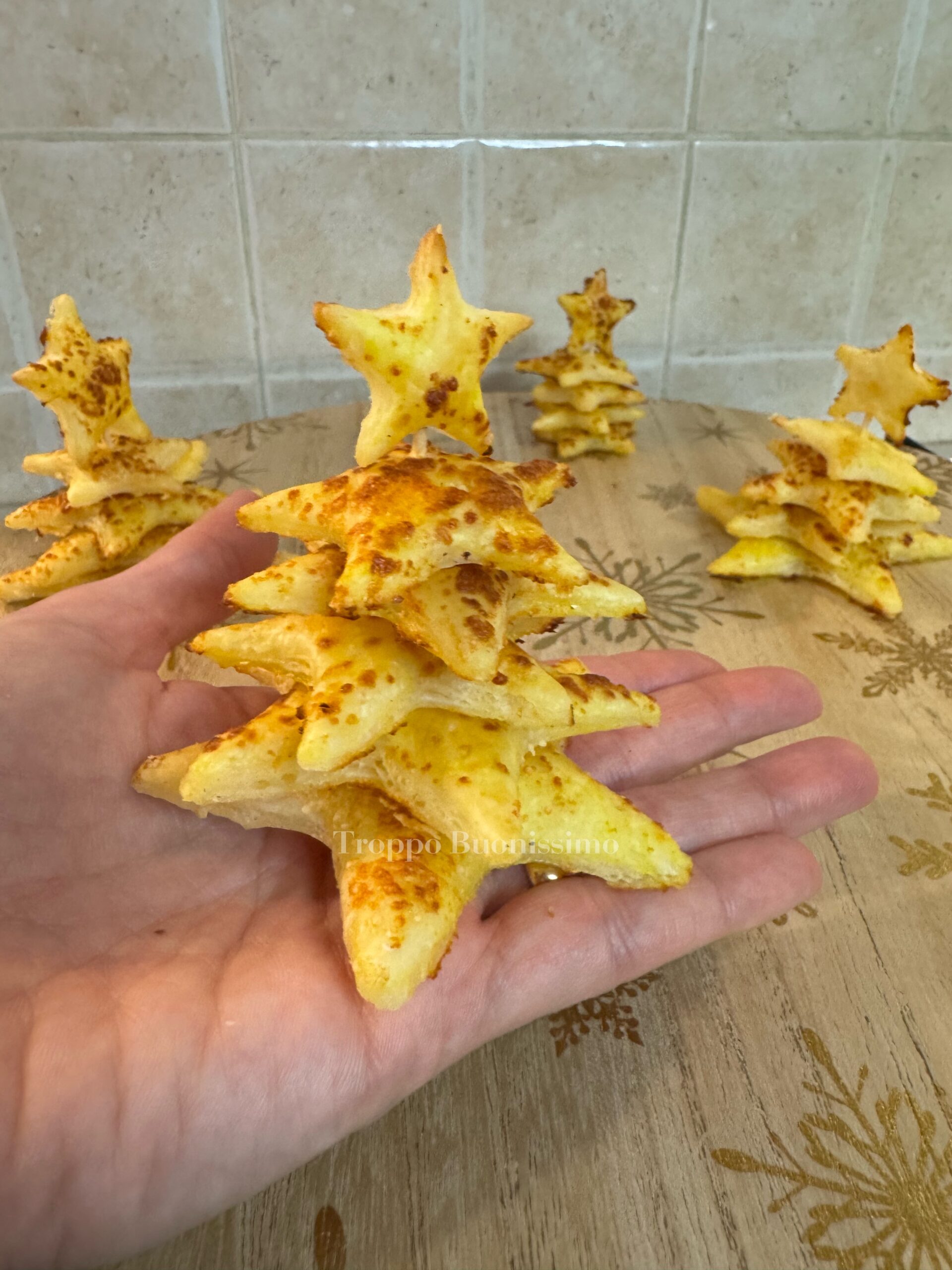 Puff Pastry Christmas Trees