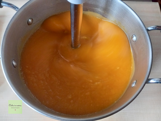 blend with an immersion blender