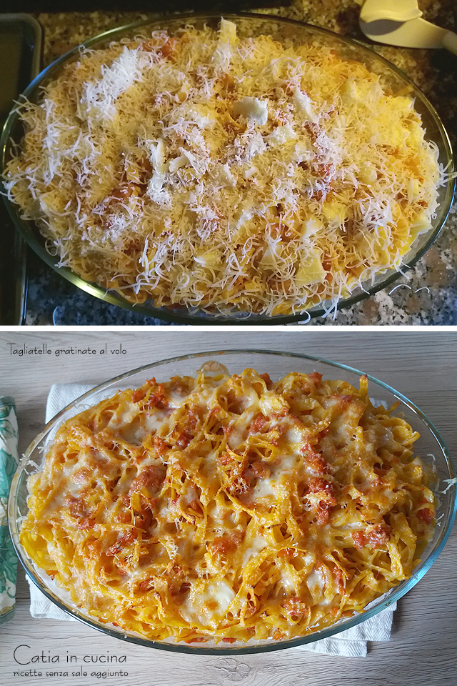 gratin tagliatelle