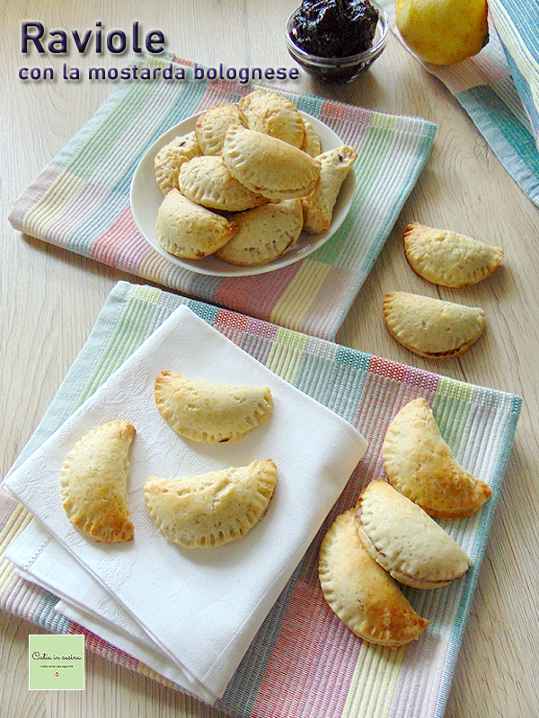 raviole with Bolognese mustard