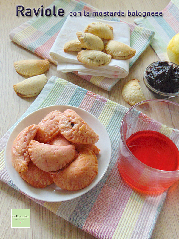 raviole with mustard - alchermes