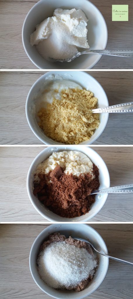 ricotta and cookie balls sequence