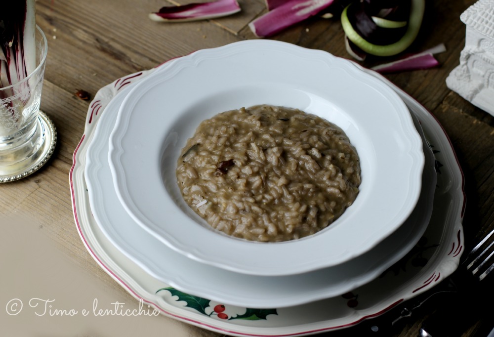 Risotto with Late Treviso Radicchio IGP