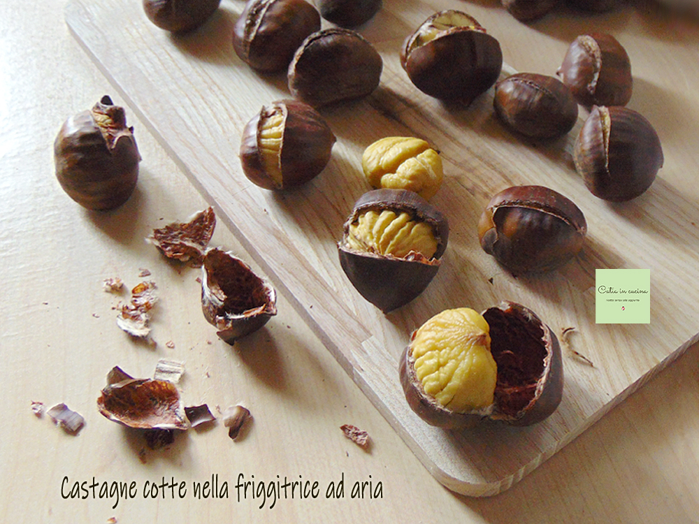 roasted chestnuts cooked in the air fryer