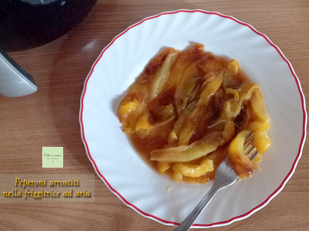roasted peppers in the air fryer