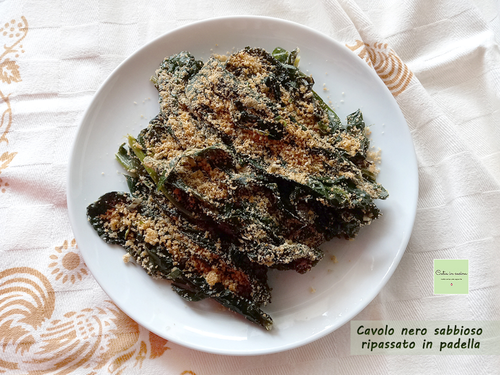 Sautéed Black Cabbage with Breadcrumbs