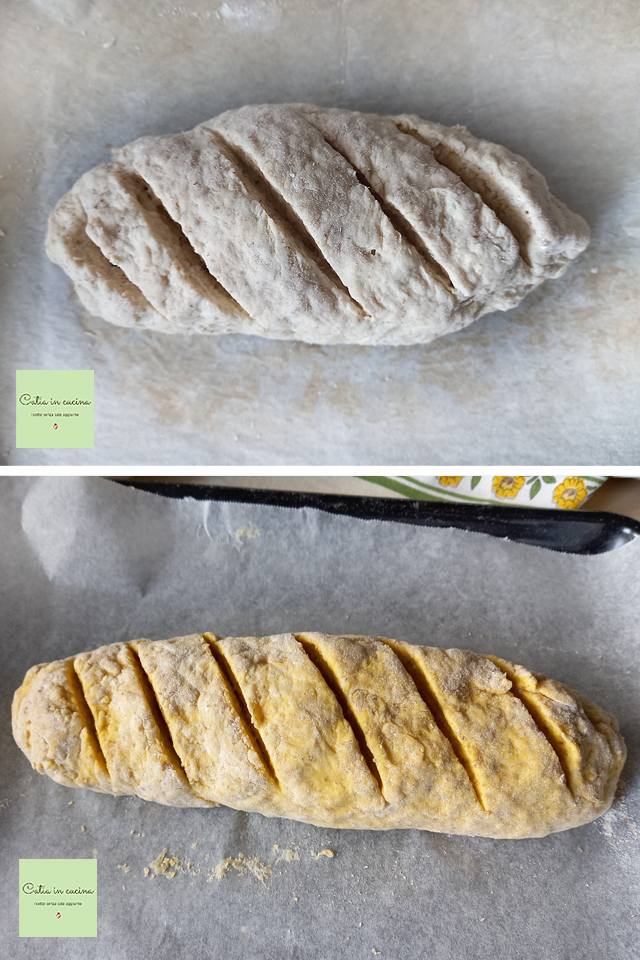 soda bread color differences in dough