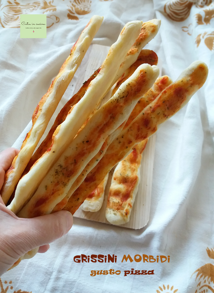 soft breadsticks with tomato