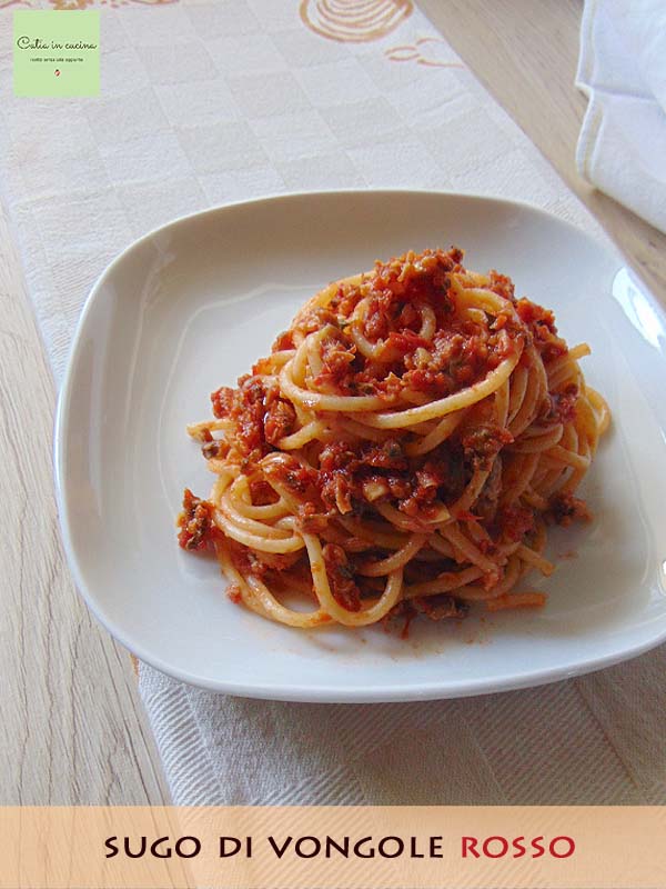spaghetti with clam sauce