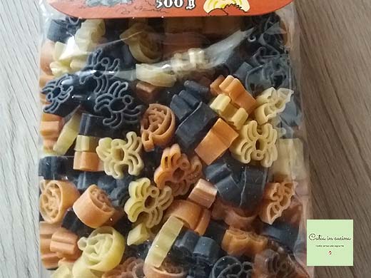 spiced carrot cream - Halloween pasta