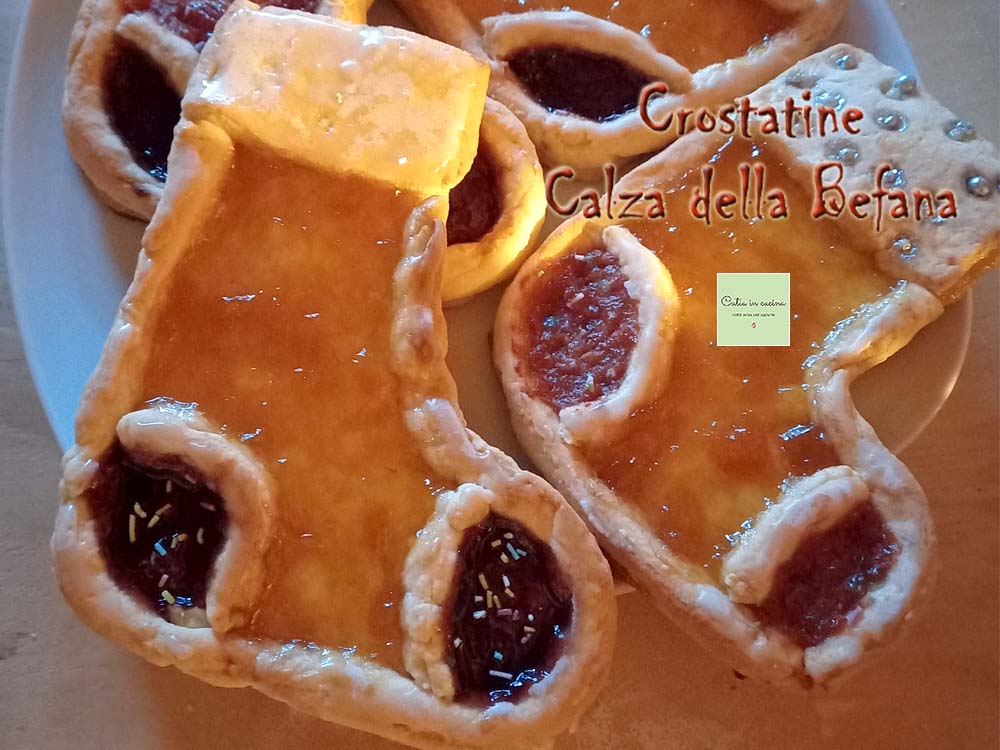 Stocking-shaped Epiphany Tarts