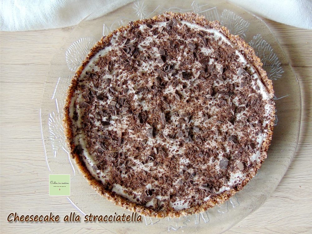 stracciatella cheesecake