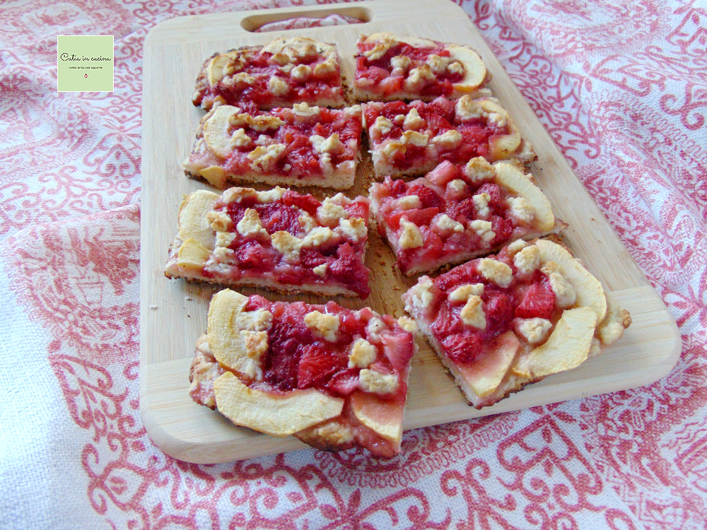 Strawberry Bars with Oatmeal Crust