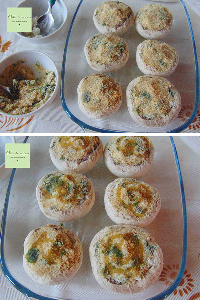 stuffed ricotta mushrooms steps3-4