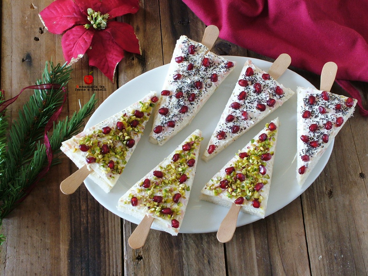 Stuffed Sandwich Bread Trees