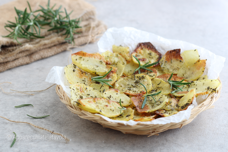 THIN BAKED POTATOES